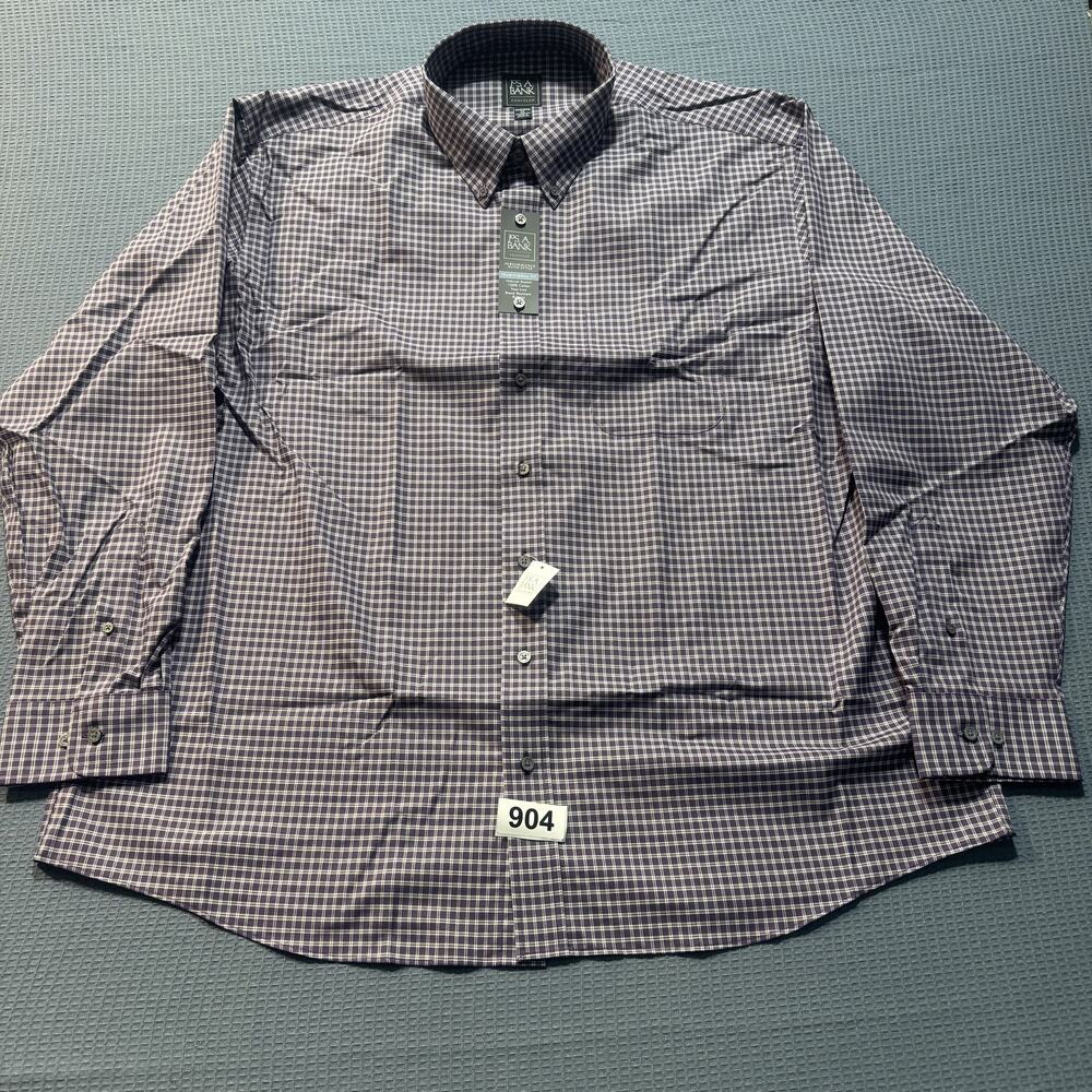 JOS. A. BANK Traveler Traditional Fit‎ Shirt Men's Sz XXL Brand New